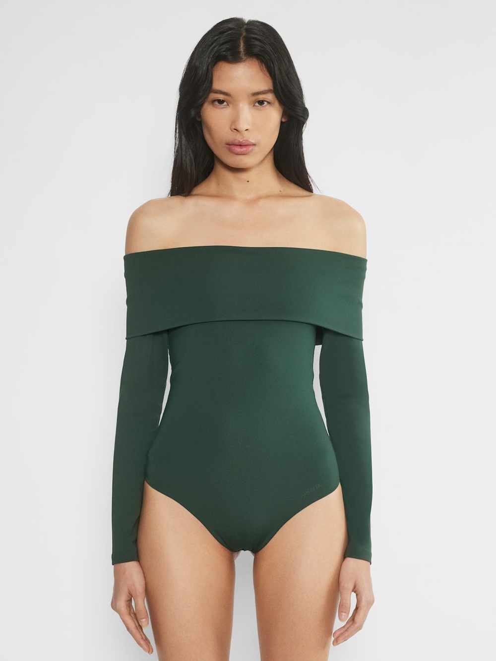 Aritzia Deco Off-Shoulder bodysuit